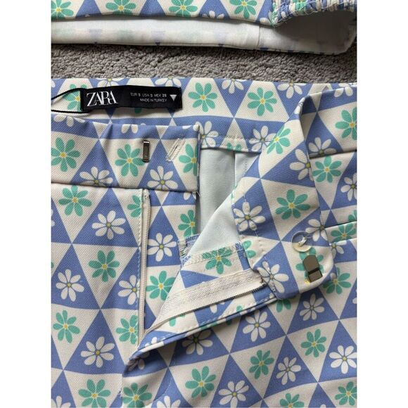 NWT ZARA printed Pants and Croptop Set, Small $100 E4 - Picture 9 of 9